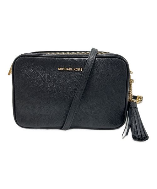 MICHAEL KORS（マイケル・コース）MICHAEL KORS (マイケルコース) ショルダーバッグ ブラックの古着・服飾アイテム