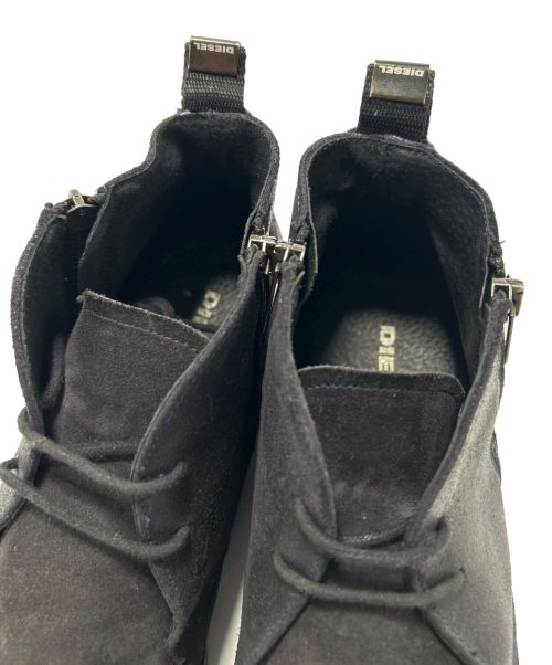 DIESEL（ディーゼル）DIESEL (ディーゼル) サイドジップブーツ ネイビー サイズ:41の古着・服飾アイテム