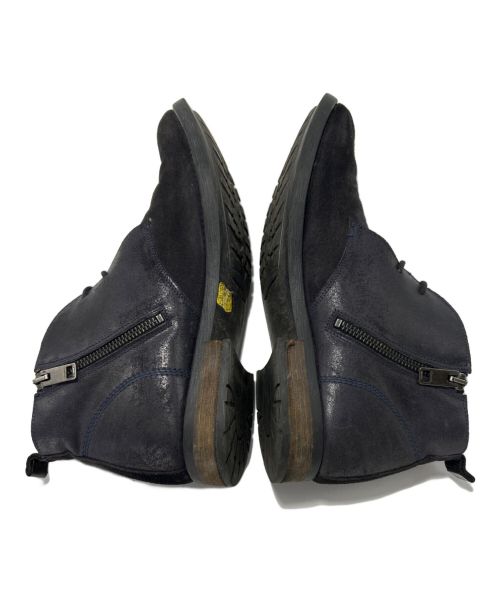 DIESEL（ディーゼル）DIESEL (ディーゼル) サイドジップブーツ ネイビー サイズ:41の古着・服飾アイテム