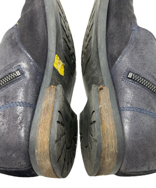 DIESEL（ディーゼル）DIESEL (ディーゼル) サイドジップブーツ ネイビー サイズ:41の古着・服飾アイテム