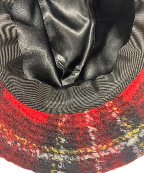 BURBERRY BLUE LABEL（バーバリー ブルー レーベル）BURBERRY BLUE LABEL (バーバリー ブルー レーベル) ウールハット レッドの古着・服飾アイテム