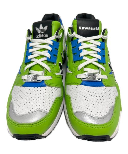 adidas×KAWASAKI（アディダス×カワサキ）adidas×KAWASAKI (アディダス×カワサキ) スニーカー ホワイト×グリーン サイズ:26.5 未使用品の古着・服飾アイテム