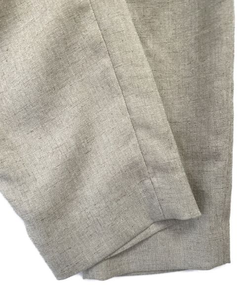 ENFOLD（エンフォルド）ENFOLD (エンフォルド) リネンライクゴムジョッパーズパンツ ベージュ サイズ:34の古着・服飾アイテム