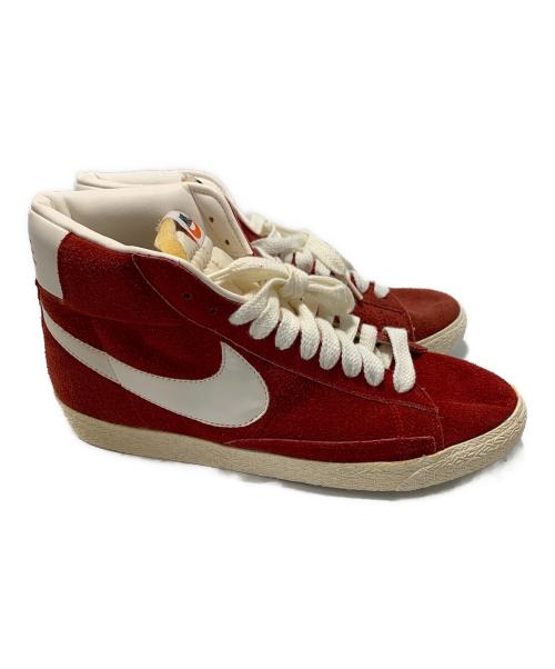 NIKE（ナイキ）NIKE (ナイキ) スニーカー BLAZER HI SUEDE (VNTG) 2008 レッド サイズ:27.5の古着・服飾アイテム