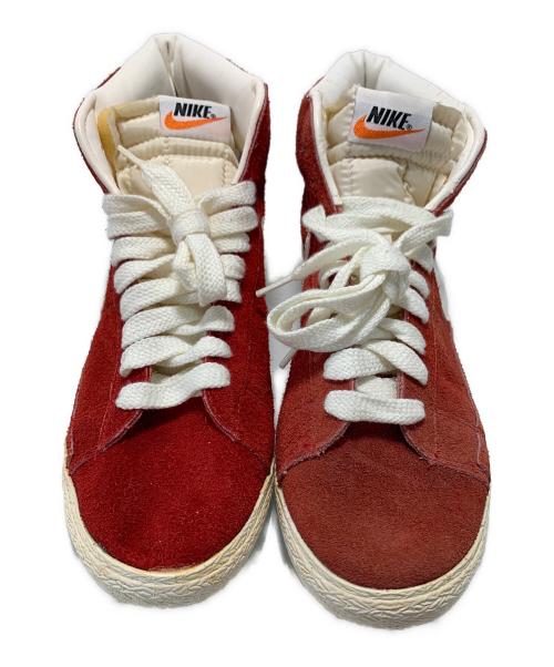 NIKE（ナイキ）NIKE (ナイキ) スニーカー BLAZER HI SUEDE (VNTG) 2008 レッド サイズ:27.5の古着・服飾アイテム