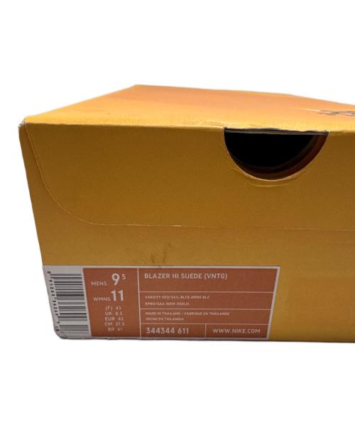 NIKE（ナイキ）NIKE (ナイキ) スニーカー BLAZER HI SUEDE (VNTG) 2008 レッド サイズ:27.5の古着・服飾アイテム