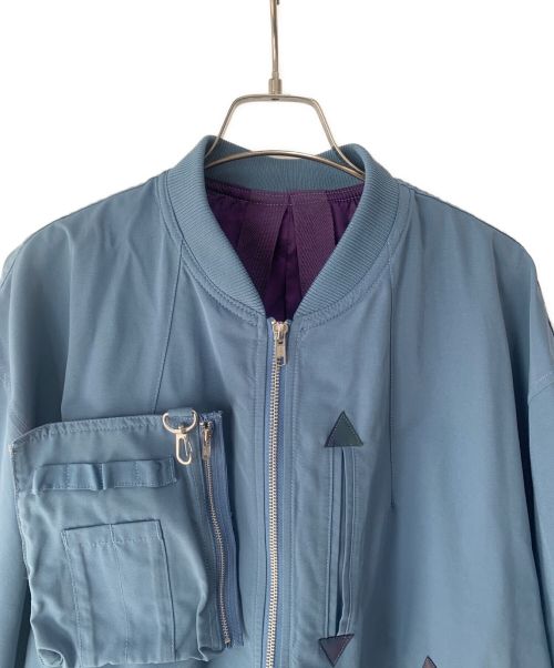 ENDRECHERI（エンドリケリー）ENDRECHERI (エンドリケリー) BACKPACK JACKET ブルー サイズ:SIZE フリーの古着・服飾アイテム