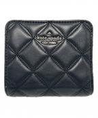 Kate Spadeケイトスペード）の古着「2つ折り財布」｜ブラック