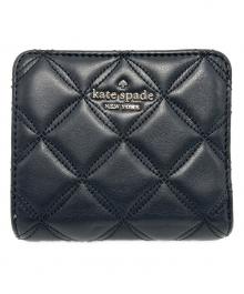 Kate Spade（ケイトスペード）の古着「2つ折り財布」｜ブラック