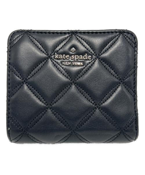 Kate Spade（ケイトスペード）Kate Spade (ケイトスペード) 2つ折り財布 ブラックの古着・服飾アイテム
