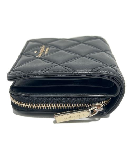 Kate Spade（ケイトスペード）Kate Spade (ケイトスペード) 2つ折り財布 ブラックの古着・服飾アイテム