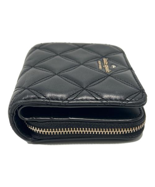 Kate Spade（ケイトスペード）Kate Spade (ケイトスペード) 2つ折り財布 ブラックの古着・服飾アイテム