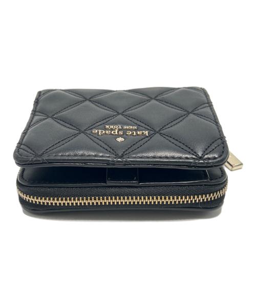 Kate Spade（ケイトスペード）Kate Spade (ケイトスペード) 2つ折り財布 ブラックの古着・服飾アイテム