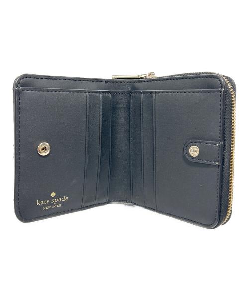 Kate Spade（ケイトスペード）Kate Spade (ケイトスペード) 2つ折り財布 ブラックの古着・服飾アイテム