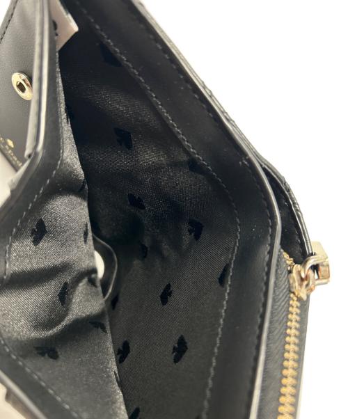 Kate Spade（ケイトスペード）Kate Spade (ケイトスペード) 2つ折り財布 ブラックの古着・服飾アイテム
