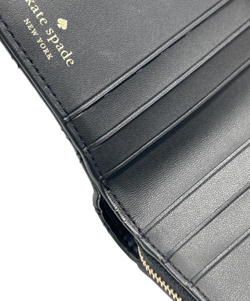 Kate Spade（ケイトスペード）Kate Spade (ケイトスペード) 2つ折り財布 ブラックの古着・服飾アイテム
