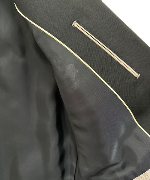 PAUL SMITH（ポールスミス）PAUL SMITH (ポールスミス) ジップデザインテーラードジャケット ブラック サイズ:Lの古着・服飾アイテム