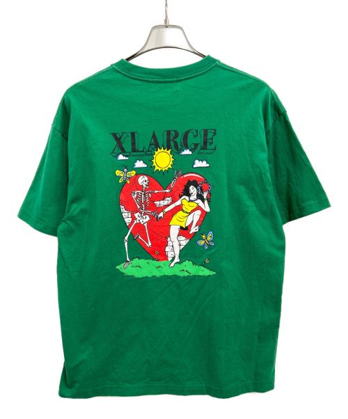 X-LARGE（エクストララージ）X-LARGE (エクストララージ) 半袖カットソー グリーン サイズ:Lの古着・服飾アイテム