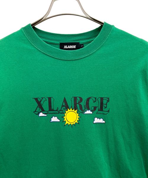 X-LARGE（エクストララージ）X-LARGE (エクストララージ) 半袖カットソー グリーン サイズ:Lの古着・服飾アイテム