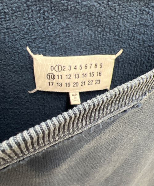 Maison Margiela（メゾンマルジェラ）Maison Margiela (メゾンマルジェラ) オーバーダイロゴスウェット インディゴ サイズ:Sの古着・服飾アイテム