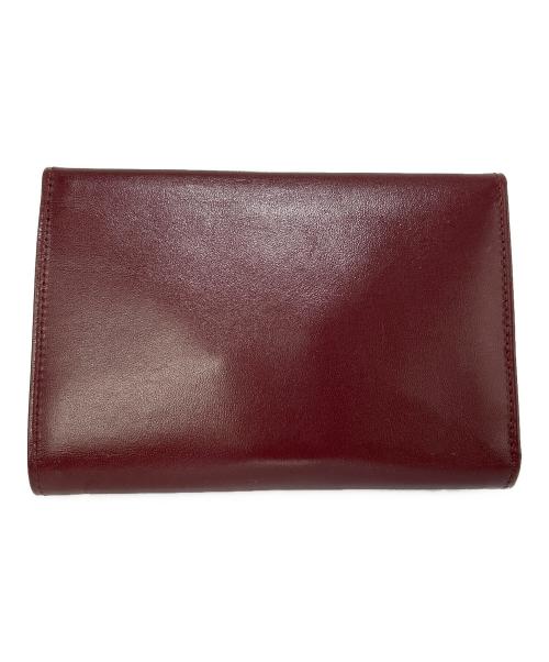Cartier（カルティエ）Cartier (カルティエ) 3つ折り財布 ボルドーの古着・服飾アイテム
