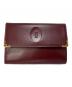 Cartier（カルティエ）の古着「3つ折り財布」｜ボルドー