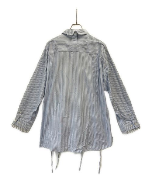 Toironier（トワロニエ）Toironier (トワロニエ) レイヤードシャツ ブルー×ホワイト サイズ:Fの古着・服飾アイテム