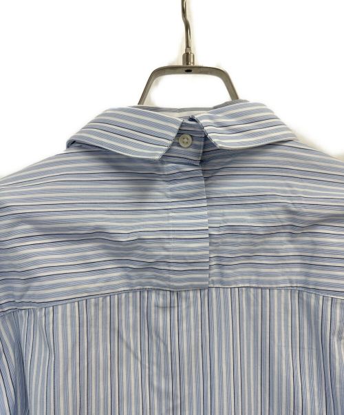 Toironier（トワロニエ）Toironier (トワロニエ) レイヤードシャツ ブルー×ホワイト サイズ:Fの古着・服飾アイテム