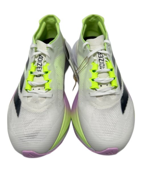 adidas（アディダス）adidas (アディダス) ランニングシューズ ホワイト×グリーン サイズ:230 未使用品の古着・服飾アイテム