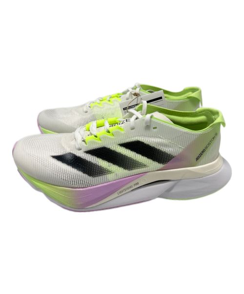 adidas（アディダス）adidas (アディダス) ランニングシューズ ホワイト×グリーン サイズ:230 未使用品の古着・服飾アイテム