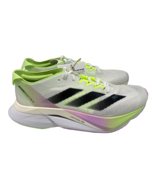 adidas（アディダス）adidas (アディダス) ランニングシューズ ホワイト×グリーン サイズ:230 未使用品の古着・服飾アイテム