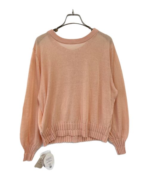 Samansa Mos2（サマンサモスモス）Samansa Mos2 (サマンサモスモス) ゆべし お花ブローチ付ニット ピンク サイズ:フリー 未使用品の古着・服飾アイテム