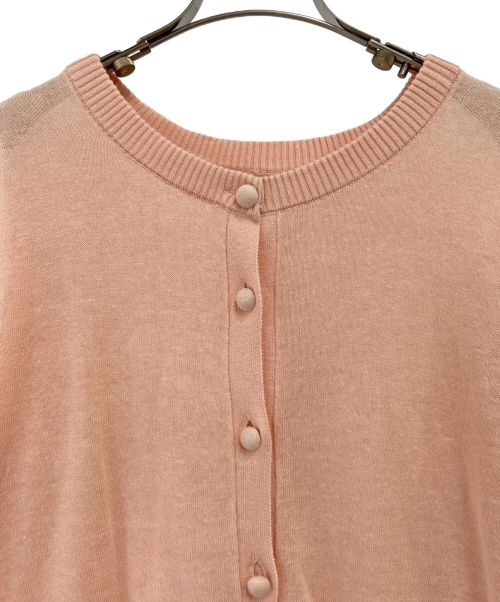 Samansa Mos2（サマンサモスモス）Samansa Mos2 (サマンサモスモス) ゆべし お花ブローチ付ニット ピンク サイズ:フリー 未使用品の古着・服飾アイテム