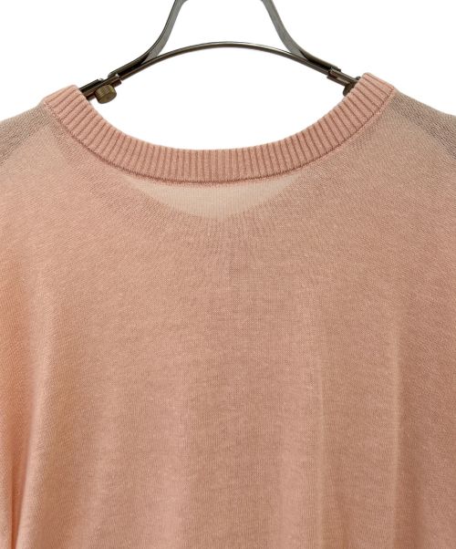 Samansa Mos2（サマンサモスモス）Samansa Mos2 (サマンサモスモス) ゆべし お花ブローチ付ニット ピンク サイズ:フリー 未使用品の古着・服飾アイテム