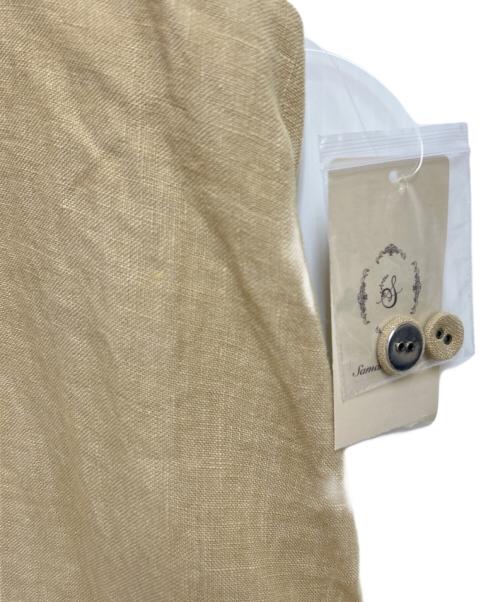 Samansa Mos2（サマンサモスモス）Samansa Mos2 (サマンサモスモス) 【立川限定】裾フリルエプロンワンピース ベージュ サイズ:フリー 未使用品の古着・服飾アイテム