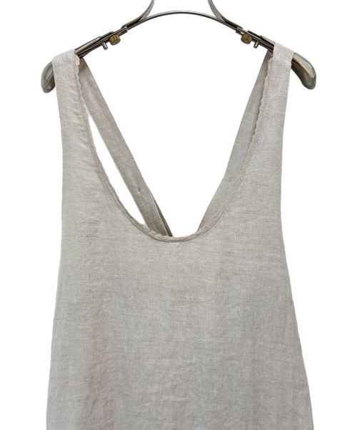 Samansa Mos2（サマンサモスモス）Samansa Mos2 (サマンサモスモス) 【立川限定】裾フリルエプロンワンピース キナリ サイズ:F 未使用品の古着・服飾アイテム