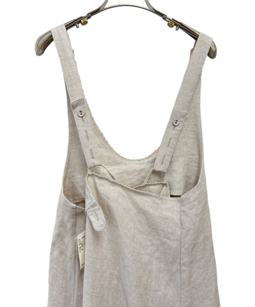 Samansa Mos2（サマンサモスモス）Samansa Mos2 (サマンサモスモス) 【立川限定】裾フリルエプロンワンピース キナリ サイズ:F 未使用品の古着・服飾アイテム