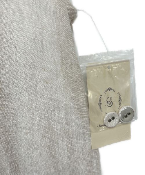 Samansa Mos2（サマンサモスモス）Samansa Mos2 (サマンサモスモス) 【立川限定】裾フリルエプロンワンピース キナリ サイズ:F 未使用品の古着・服飾アイテム