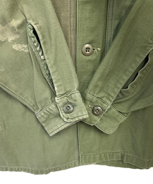 sunny side up（サニーサイドアップ）sunny side up (サニーサイドアップ) ミリタリーシャツジャケット グリーン サイズ:1の古着・服飾アイテム