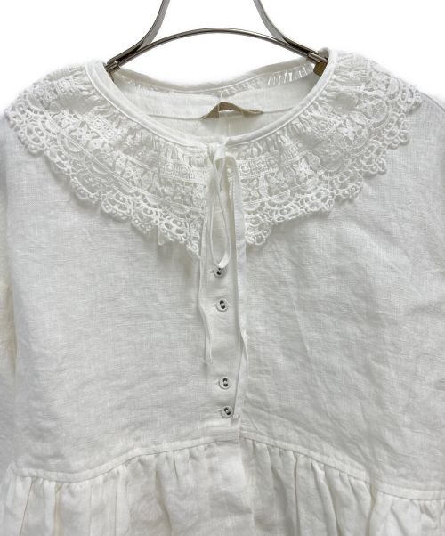 Samansa Mos2（サマンサモスモス）Samansa Mos2 (サマンサモスモス) 【立川限定】はおりティアードブラウス オフホワイト サイズ:F 未使用品の古着・服飾アイテム