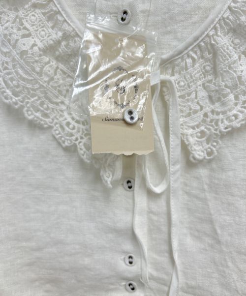 Samansa Mos2（サマンサモスモス）Samansa Mos2 (サマンサモスモス) 【立川限定】はおりティアードブラウス オフホワイト サイズ:F 未使用品の古着・服飾アイテム