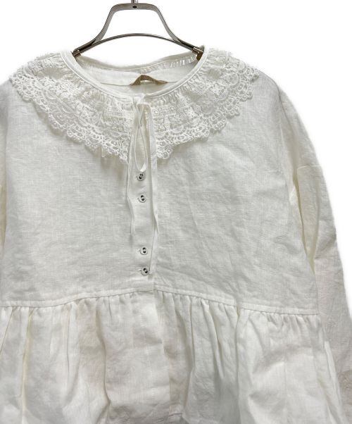 Samansa Mos2（サマンサモスモス）Samansa Mos2 (サマンサモスモス) 【立川限定】はおりティアードブラウス オフホワイト サイズ:F 未使用品の古着・服飾アイテム