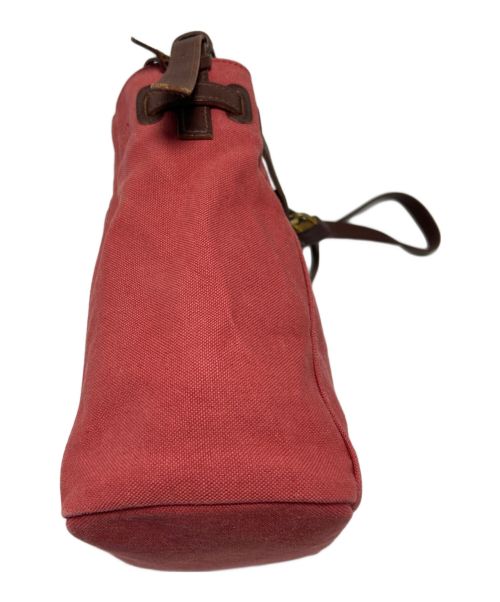 genten（ゲンテン）genten (ゲンテン) ショルダーバッグ レッド×ブラウンの古着・服飾アイテム