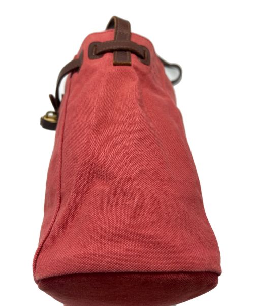 genten（ゲンテン）genten (ゲンテン) ショルダーバッグ レッド×ブラウンの古着・服飾アイテム