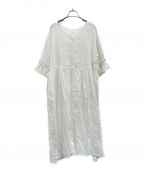 Samansa Mos2サマンサモスモス）の古着「【立川限定】フリル袖前後2WAYワンピース」｜オフホワイト