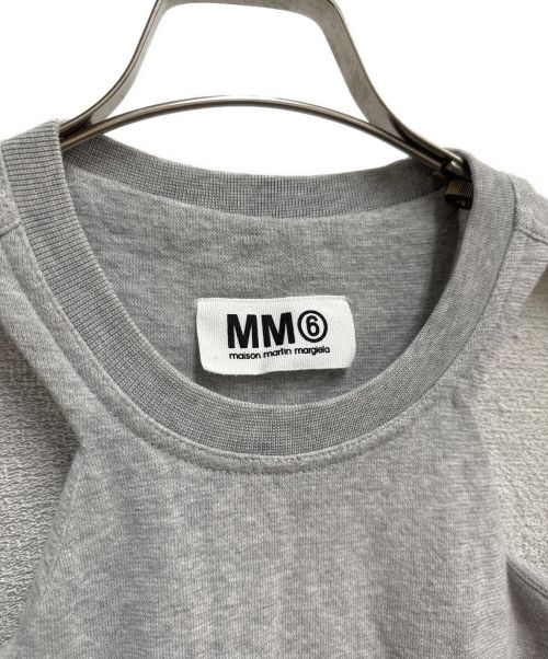 MM6 Maison Margiela（エムエムシックスメゾンマルジェラ）MM6 Maison Margiela (エムエムシックス メゾンマルジェラ) スウェット グレー サイズ:Sの古着・服飾アイテム