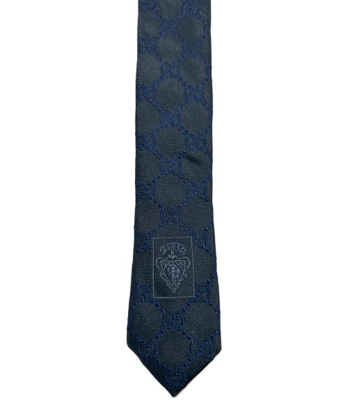 GUCCI（グッチ）GUCCI (グッチ) ネクタイ ネイビー サイズ:不明の古着・服飾アイテム