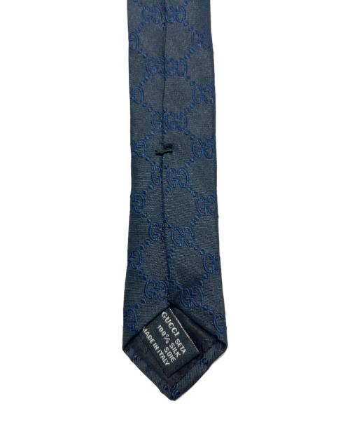 GUCCI（グッチ）GUCCI (グッチ) ネクタイ ネイビー サイズ:不明の古着・服飾アイテム