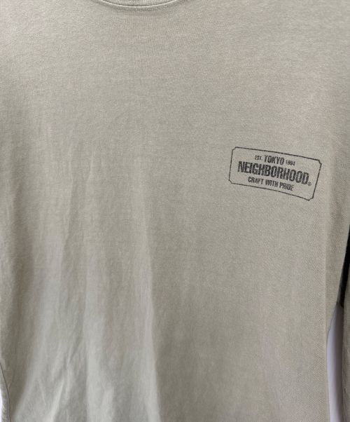 NEIGHBORHOOD（ネイバーフッド）NEIGHBORHOOD (ネイバーフッド) ロングスリーブカットソー グリーン サイズ:Mの古着・服飾アイテム
