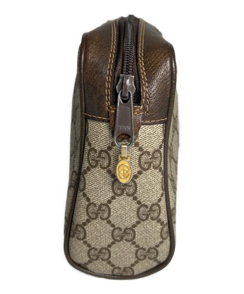 GUCCI（グッチ）GUCCI (グッチ) セカンドバッグ ベージュ×ブラウンの古着・服飾アイテム